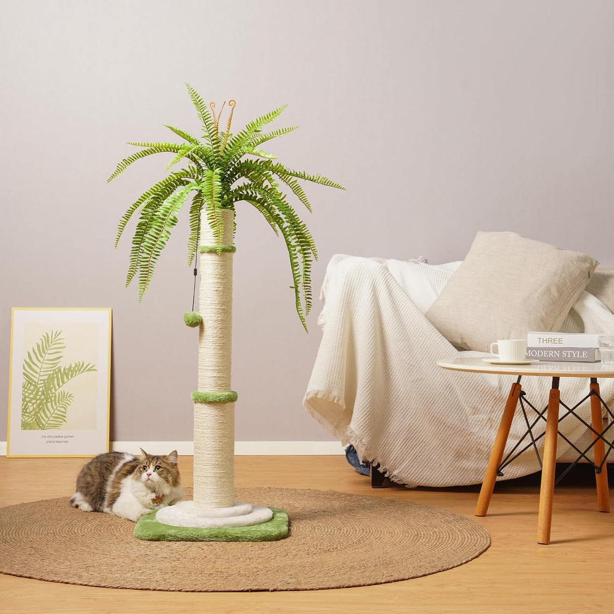 42" Tall Palm Tree Cat Scratching Post - image 2