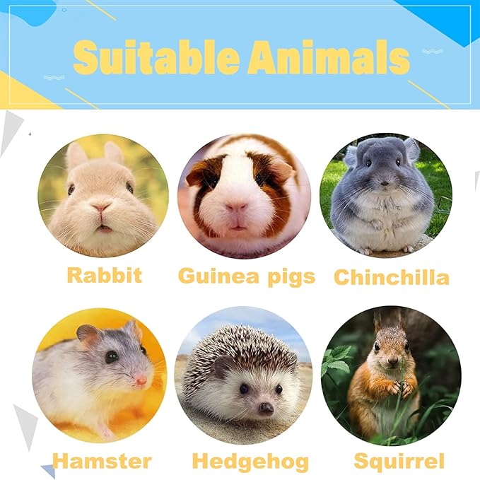 kathson Rabbit Cave Sleeping Bed Guinea Pig Hideout Cozy House Pet Soft Warm Fleece Winter Slipper Cushion Small Animal Nest Cage for Ferrets Squirrel Hamster Chinchilla Rat Hedgehog Bunny