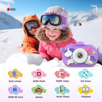 MAVOKIS Kids Camera Digital Camera for Age 3-8 - Plum Purple - image 3