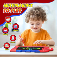 LCD Writing Tablet for Kids: Spidolapse Colorful Doodle Board - Red / 1 PACK - image 2