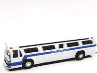 Showcast white New York City Central Station passenger bus, 6 inch diecast model