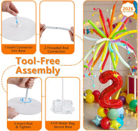 Balloon Stand Kit Set of 2 - White - image 3