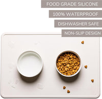 Remy+Roo Silicone Dog Food Mat for Pet Bowls - Stone - image 3