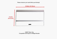 H2Pro 36" Glass Canopy, Fits Aqueon 30/40gal Breeder – Essentials for Fish - image 2