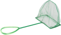 2 Pack Aquarium Fish Net Fine Mesh Quick Catch Tank Skimmer 5 Inch – Essentials for Fish - Green / 6" (2-Pack) - image 3