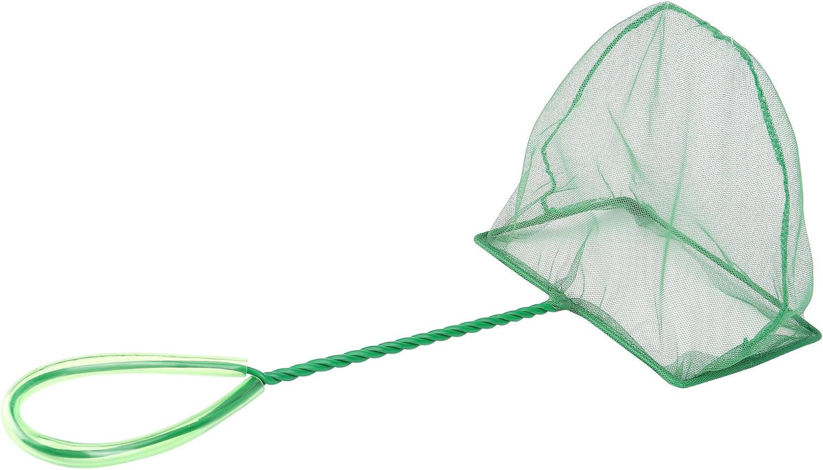 2 Pack Aquarium Fish Net Fine Mesh Quick Catch Tank Skimmer 5 Inch – Essentials for Fish - Green / 6" (2-Pack) - image 3