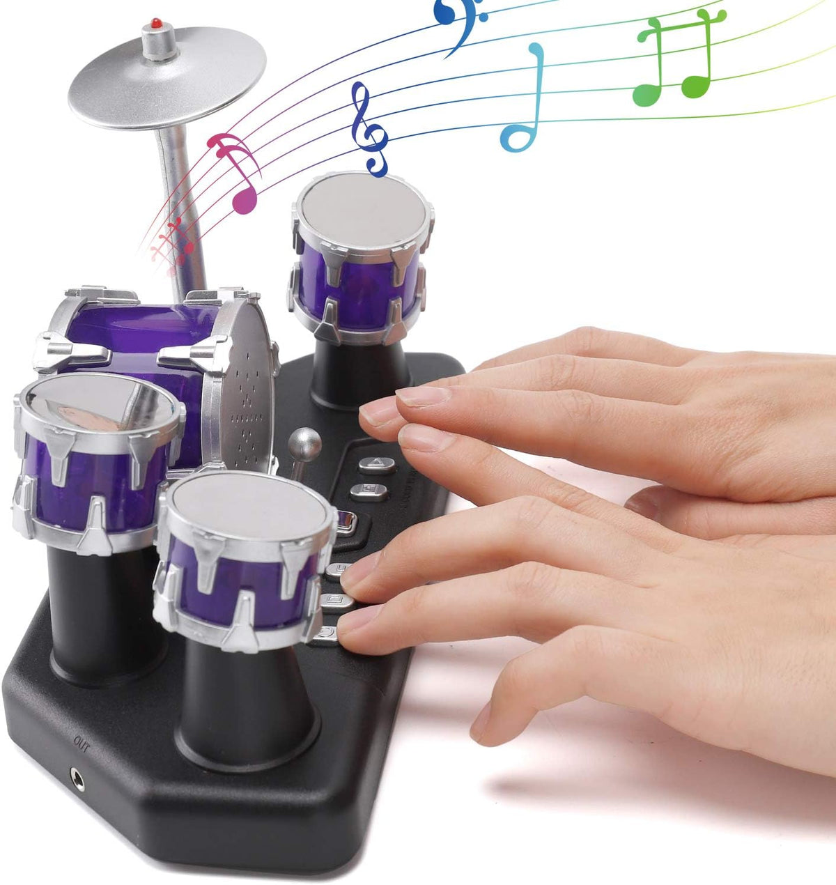 Finger Drum Set Electronic Mini Desktop Small Novelty Toy Desk - image 3