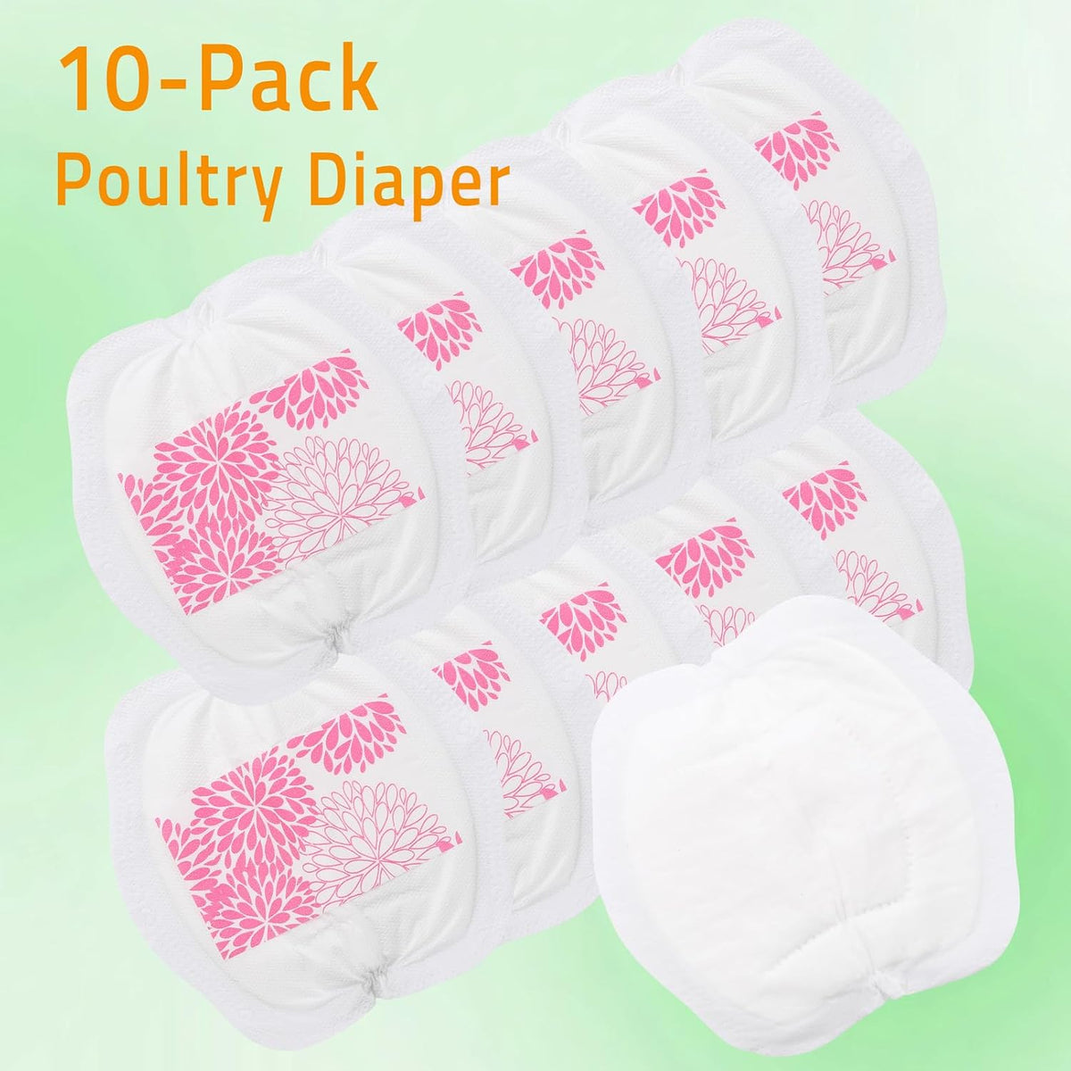 Adjustable Chicken Harness Diaper - Small / Red - image 2