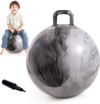 EVERICH TOY 18 inch hopper ball for kids with handle, purple pink clouds - view 5