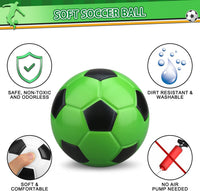 Umnodobn 3 pack of 5 inch soft foam mini soccer balls - view 8