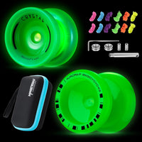 MAGICYOYO K2 Yoyo Professional Glow in The Dark - K2 Glow Green+K3 Glow Green