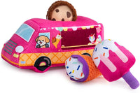Hollypet Squeaky Hide and Seek Dog Toys for Small and Medium Dogs - Ice Cream Truck
