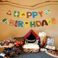 Hxezoc fire truck happy birthday banner with 14 paper flags and 2 fire engine flags - view 37