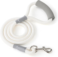 Mile High Life Dog Leash, with Padded Handle - White / 5 Feet