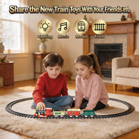 Electric Train Set for Kids Ages 4-8 - Black Gold Red - image 4