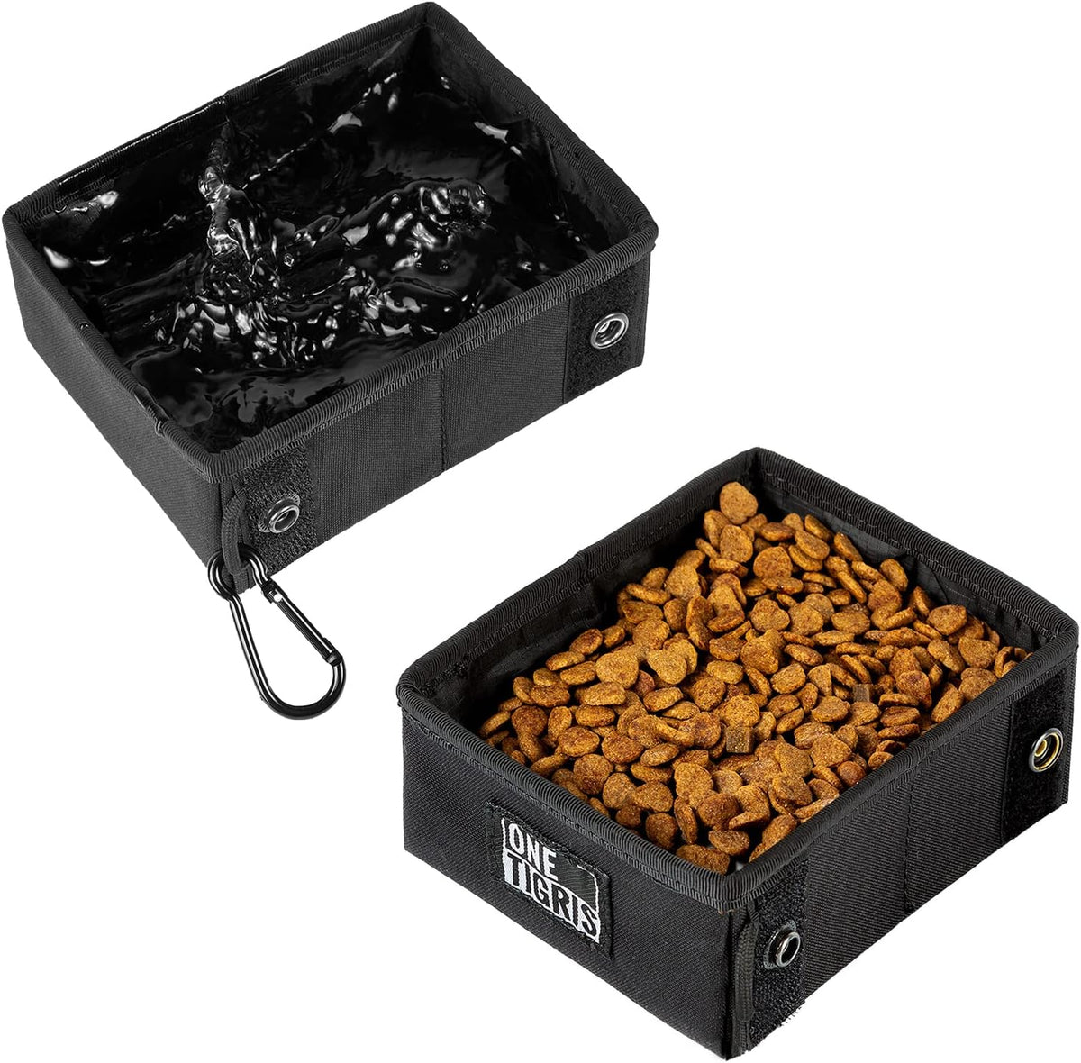 OneTigris Military Collapsible 70 oz Pet Bowl for Small to Medium - M / Black - image 4