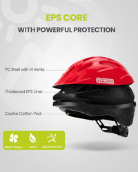 OutdoorMaster Toddler Helmet - Glossy Red / Small: 18.9-20.47 in. / 48-52 cm - image 3