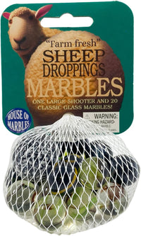 House of Marbles Solar System Net Bag of Marbles - Sheep Droppings