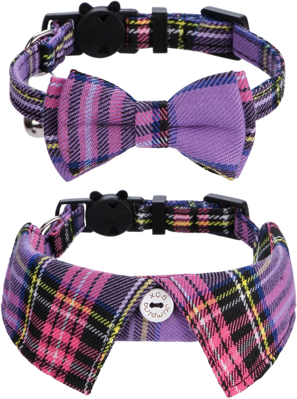 Faleela Breakaway Cat Collar with Bells - 2023new-Purple