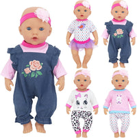 ECORELF 4 Sets Baby Doll Clothes for 14-18 Inch Dolls – Fun for Kids & Family - 4 Sets