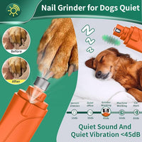 2-in-1 Cat Nail Clippers & Dog Nail Clippers Trimmers for Large Medium Small Dogs Cats Claw Trimmer Quick Sensor and Safety Guard USB Rechargeable with 2 LED Lights Dogs Nail Trimmer