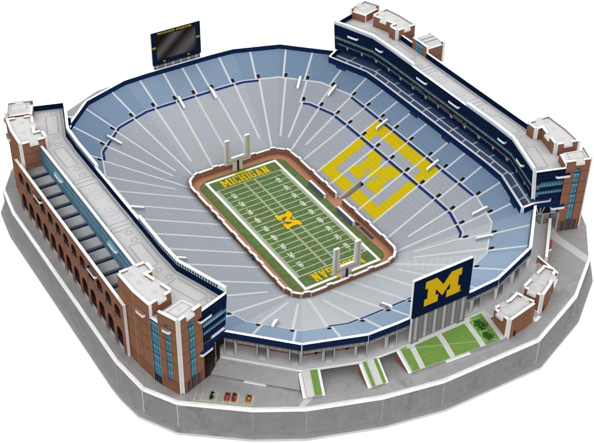 Pro-Lion 3D Jigsaw Puzzle of Michigan Wolverines Stadium 106 Pieces - Michigan Wolverines - image 4