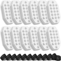 Neareal Official 8 Pack Replacement Filter Set for 108oz Cat Fountain – Essentials for Cats - 12+12 Filters & Sponges