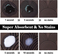 Dog Food Mats for Floors Absorbent, Pet Cat Food Mat - S(12"×20") / 01-Brown - image 2