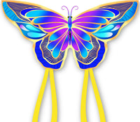Xida Butterfly Kites for Kids and Adults Easy to Fly - Purple Butterfly