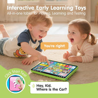 hahaland 5-Language Learning Tablet Toy for Toddler 1-3 with Speech - image 4