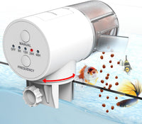 Automatic Fish Feeder Dispenser for Aquarium - White