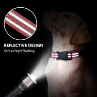 Martingale Collar for Dogs, Reflective Escape Proof, M - Cherry Pink / Medium - image 2