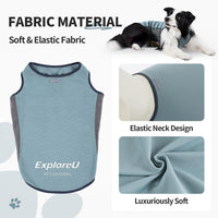 Dog Cooling Vest with Soft Stretchy Sun Protection, XL - Small (18-24lbs) / Misty Glade - image 2