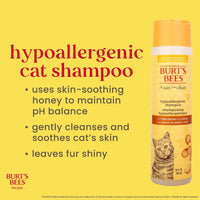 Burts Bees for Pets Hypoallergenic Cat Shampoo, Unscented - 10 Fl Oz (Pack of 2) - image 3