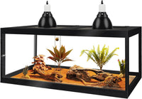 PROLEE Retile Tank, Bearded Dragon Tank - Black / 81 Gallons