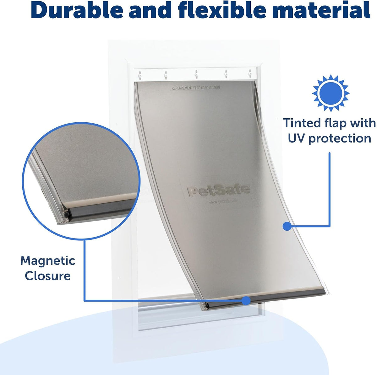 PetSafe Freedom Replacement Pet Door Flap, Non-Toxic Material - Medium (Pack of 6) - image 4