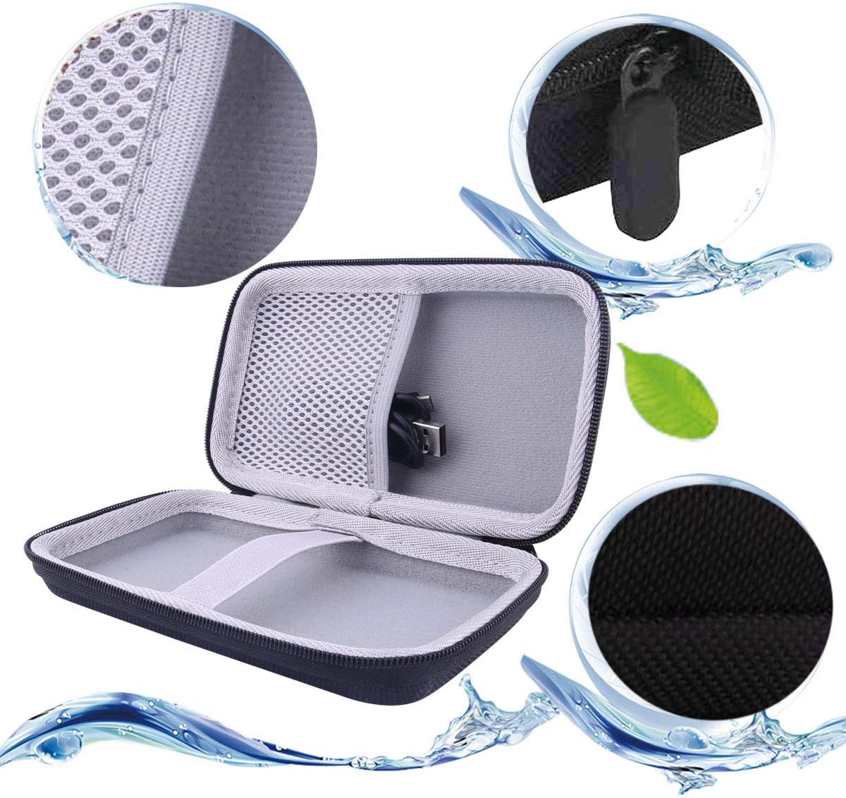 WERJIA black hard EVA carrying case for Retroid Pocket 4 and Trimui Smart Pro - view 4