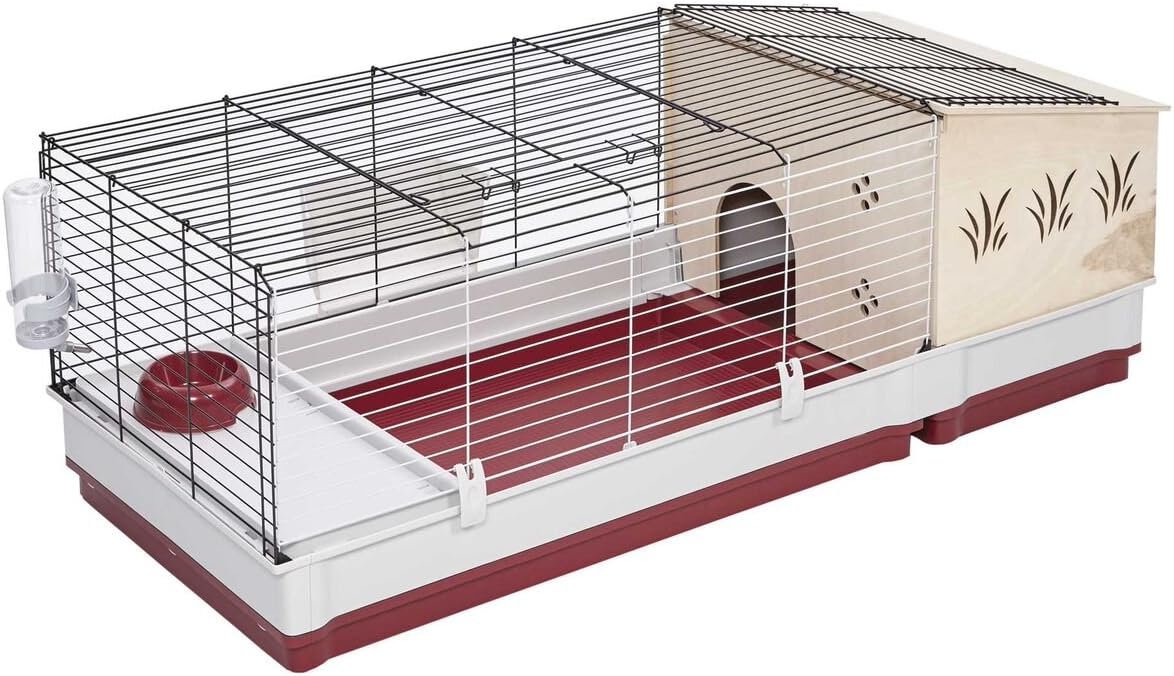 Midwest Homes for Pets Deluxe Rabbit & Guinea Pig Cage - Black / Standard Hutch Extension - image 3