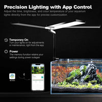 FZONE Solo Series Nano Aquarium Light for Freshwater and Planted Tanks – Essentials for Fish - White-Fresh - image 3