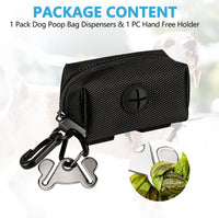 Dog Poop Bag Dispenser Holder Soft Waste Bags Roll Holders Leash Clip - 1 Count (Pack of 1) / 1PC Black - image 4