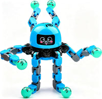 Transformable Fidget Spinner Toys for Kids and Adults - 1 Blue