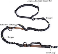 Mile High Life Hands Free Dog Leash - Black Brown / 7FT Hands Free - image 4