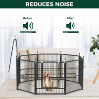 FXW Floor Protectors, Dog Playpen Accessories, Patented - Black(MT) / Muffler Tubes - image 3