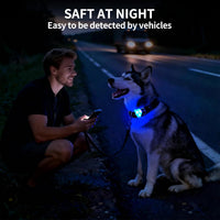 LaRoo Dog Lights, Led Collar Lights for Nighttime Walking - Blue-A - image 4