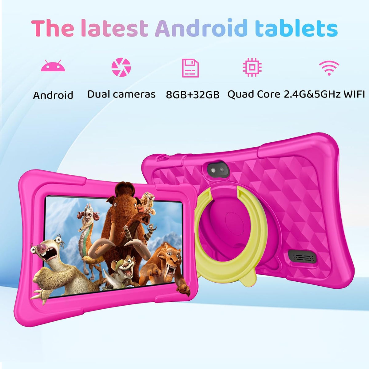 aiprotablet Kids Tablet, 6GB+32GB 1TB Expand - Rose - image 3