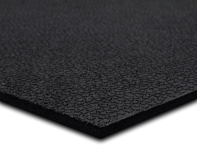 Mohawk Home Heavy Duty Rubber Stall Mat - Gym Floor- Under Dog Crate - All Purpose Utility 3' x 4' - 1/2" Thick