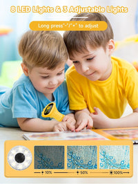 Microscope for Kids 1000X Handheld Digital Miniscope Stem Toys Gifts – Fun for Kids & Family - Yellow - image 3
