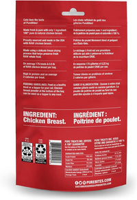 PureBites Chicken Freeze Dried Cat Treats, 1 Ingredient, Made in USA, 2.3oz
