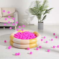 Ball Pit Balls for Kids, Plastic Refill 2.2 Inch Balls - Pink - image 3
