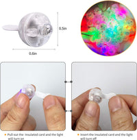 50pcs White LED Balloon Lights - 100PCS / Multicolor - image 3